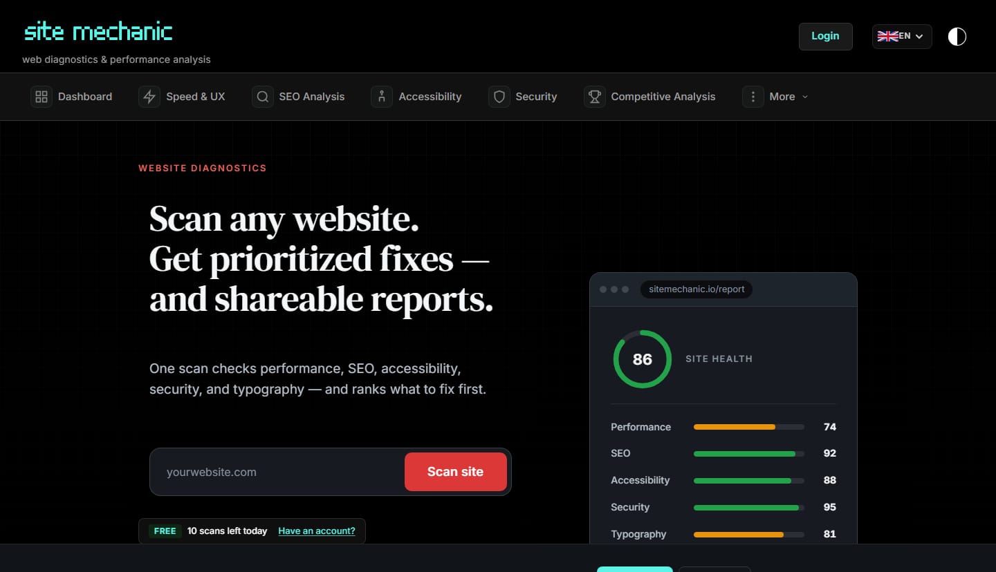 Site Mechanic